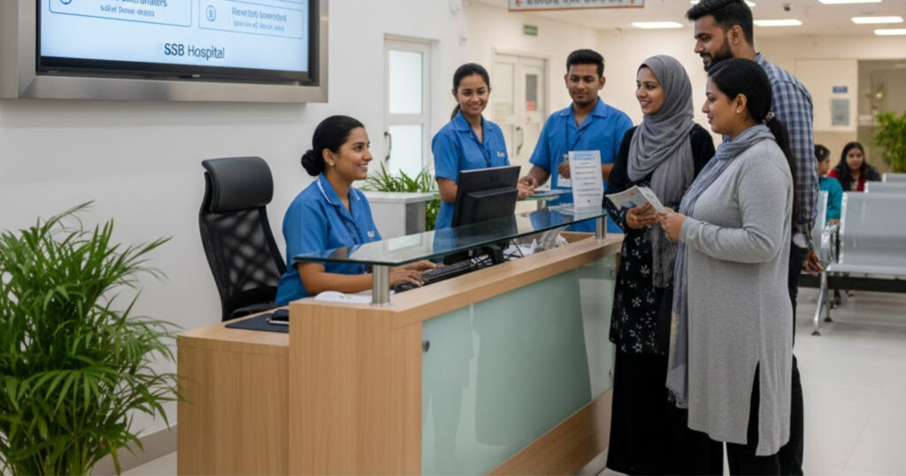 “International patient support services in Indian hospital”