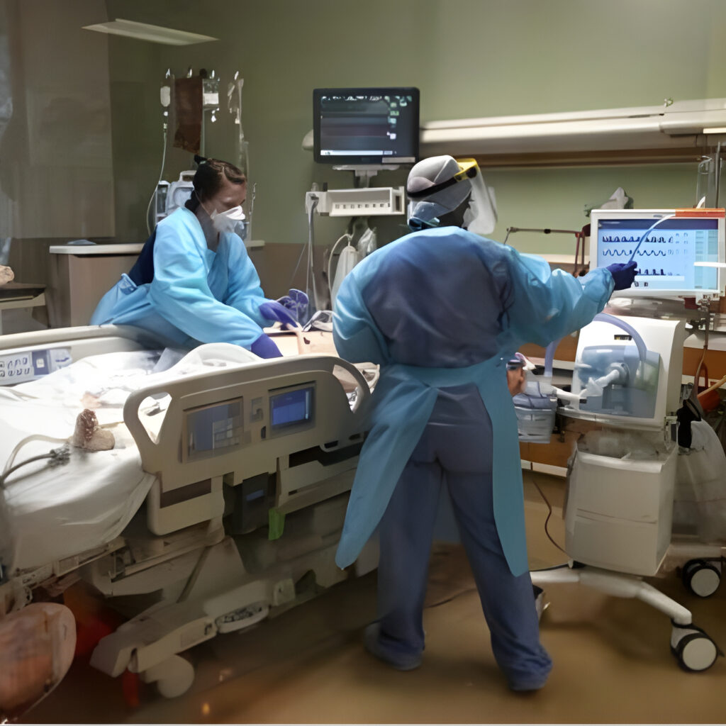 Liver transplant surgery team at Fortis Noida