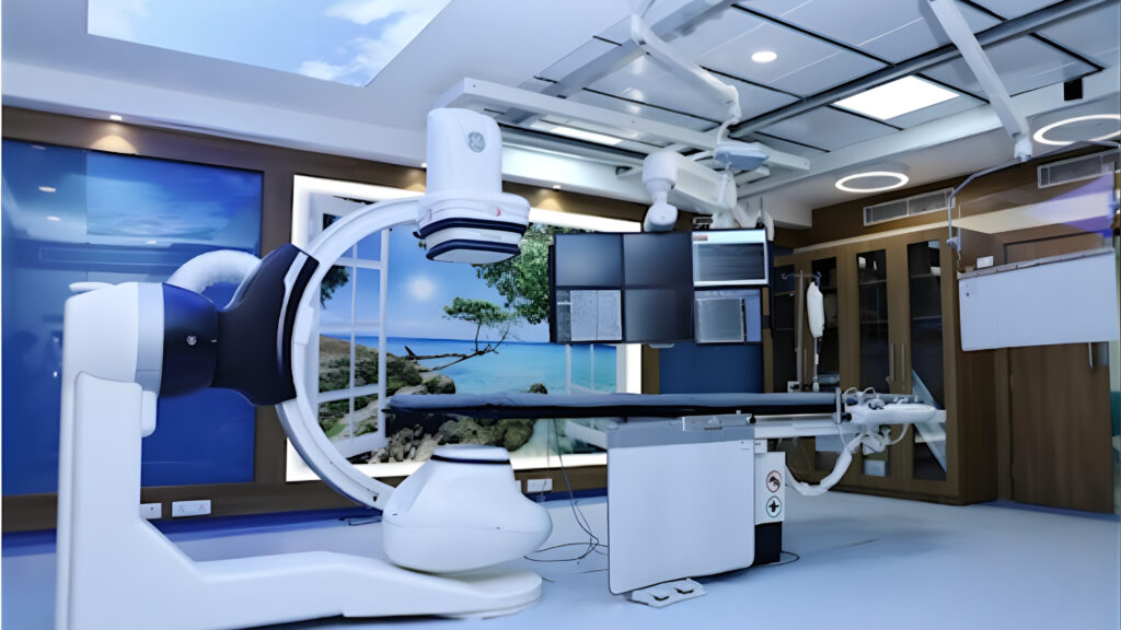 Advanced cardiac cath lab at Amrita Hospital Faridabad